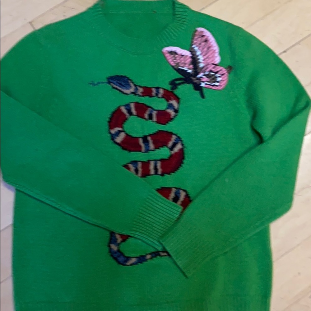 COPY - Gucci
Women's Snake Intarsia Knit Crew Neck Jumpe - Picture 8 of 16